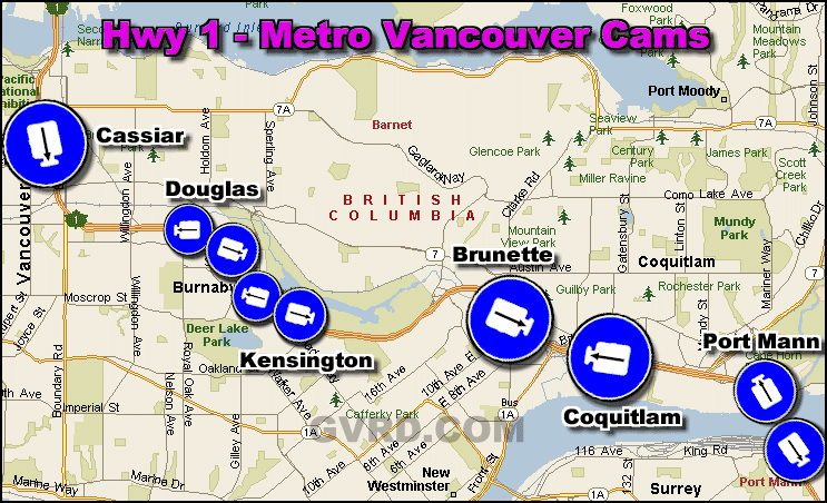Hwy 1 Metro Vancouver Web Cams