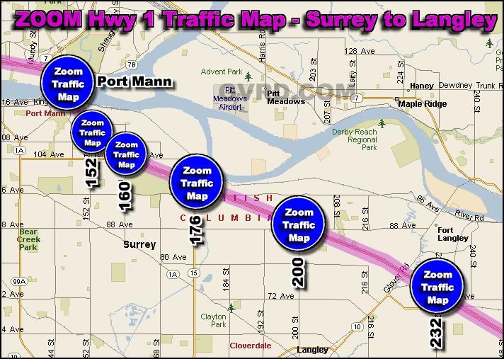 Hwy 1 at 160th St Traffic Zoom Map