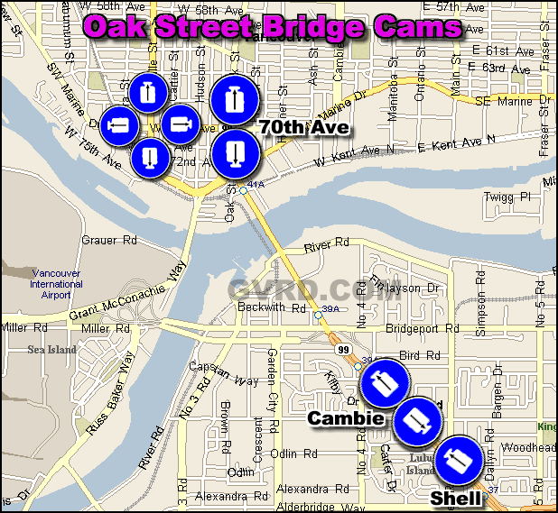 Oak Street Bridge Vancouver Web Cams