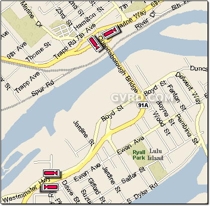 Queensboro Bridge Traffic Cam Map