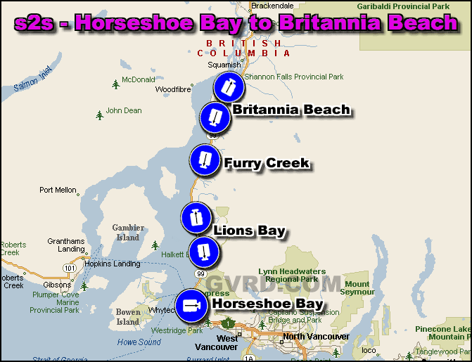 Sea to Sky Hwy Horseshoe Bay Traffic Cams