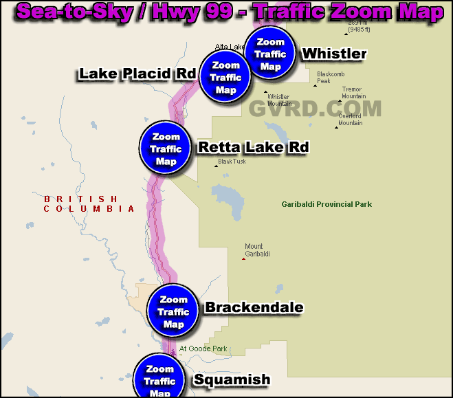 Hwy 99 Crrekside Village Lake Placid Rd Traffic Zoom Map