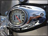 Yamaha V-Star 650 Classic - instrument cluster