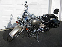Yamaha V-Star 650 Classic - front LH side view